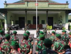 Danramil 0721/Blora Pimpin Apel Pemberangkatan Cuti Lebaran