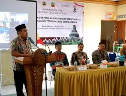 Galakkan Desa Anti Korupsi, Bupati Berharap Jangan Ada Kades Terjerat Lagi