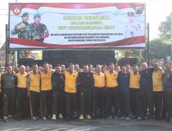 Perkuat Sinergitas, Polres Blora Gelar Senam Bersama Kodim 0721/Blora dan Yonif 410/Alugoro