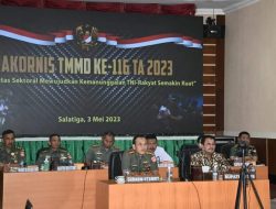 Jelang Pembukaan TMMD ke-116, Danrem 073/Makutarama Vicon dengan Aster Kasad