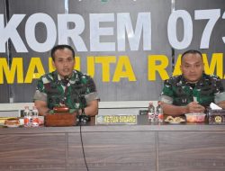 Danrem 073/Makutarama Pimpin Sidang Pankar Jabatan Perwira Triwulan II Tahun 2023 Jajaran Korem