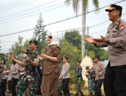 Kompak Jaga Persatuan dan Kesatuan Bangsa, Pemkab Bojonegoro Bersama TNi-Polri Gelar Apel Sinergitas