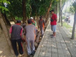 Tambah Lampu Penerangan di Taman Veteran, Pemkab Berharap Masyarakat Ikut Menjaga