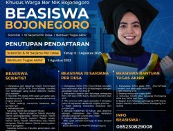 Tingkatkan SDM Generasi Masa Depan, Pemkab Bojonegoro Buka Pendaftaran Beasiswa