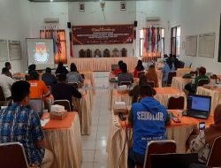 KPUD Tuban Gelar Rakor Dalam Rangka Pengajuan Bacaleg DPRD Tuban untuk Pileg 2024