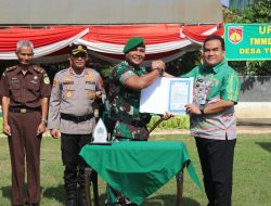 Dibukanya Jalan Makadam Dukuh Tunjungan ke Dukuh Klapanan Menandai Berakhirnya Program TMMD Tahap I Tahun 2023