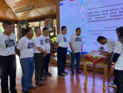 Jelang Pilkades Serentak, Seluruh Cakades dari 27 Desa di Blora Gelar Deklarasi Pilkades Damai