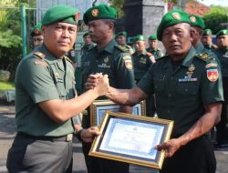 Kodim 0721/Blora Gelar Tradisi Masuk Satuan, Alih Tugas dan Wisuda Purna Tugas