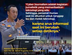 Tingkatkan Kemampuan Personel, Kadiv Humas Polri Gelar Pelatihan Cyber Journalism