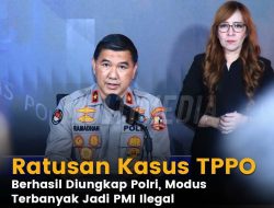 Ratusan Kasus TPPO Berhasil Diungkap Polri, Modus Terbanyak Jadi PMI Ilegal