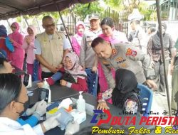 Polres Kediri Kota dan Relawan Suket Teki Nusantara Gelar Pengobatan Gratis