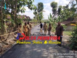 Warga Desa Mulyorejo Tambakrejo Bersukacita Nikmati Nglenyernya Jalan Desa