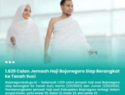 Sebanyak 1.629 Calon Jama’ah Haji Bojonegoro Siap Diberangkatkan Terbagi Dalam 2 Kloter