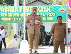 Wabup Mbak Etik Buka Program TMMD Sengkuyung Tahap II di Desa Ngampel Blora