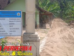 Diduga Kurang Transparan, Warga Pertanyakan RAB Proyek Pengerasan Jalan Makam di Desa Kasiman