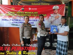 Polres Blora Berikan Pendidikan Tertib Lalu Lintas Sejak Dini di TPQ Nurul Qur’an