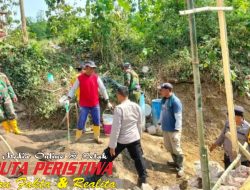 Sinergitas TNI Polri Dalam TMMD Sengkuyung Tahap II di Desa Ngampel