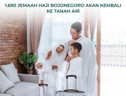 Minggu ini Sebanyak 1.690 Jemaah Haji Asal Bojonegoro Akan Kembali ke Tanah Air Dalam Tiga Gelombang