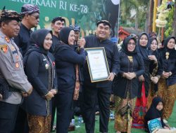 Gas Deso Kabupaten Blora Dalam Rangka Tasyakuran HUT RI ke-78 Berhasil Tercatat di MURI