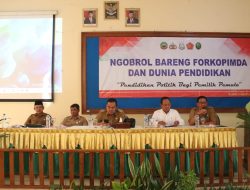 Forkopimda Bersama Polres Blora Menggelar Pendidikan Politik Bagi Pemilih Pemula di SMAN 1 Tunjungan