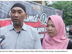 Nyimas Fitria Amelia, Anak Seorang Penjual Air Isi Ulang Lolos Seleksi Akpol 2023