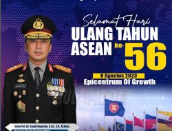 Selamat Hari Ulang Tahun ASEAN ke-56  ‘Epicentrum Of Growth’