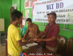 Pemdes Ngasinan Padangan Bagikan BLT-DD Tahap 3 Kepada 24 KPM