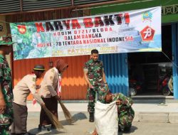 Sambut HUT Ke-78 TNI Dan HUT Ke-73 Kodam IV/Diponegoro Tahun 2023, Kodim Blora Gelar Karya Bakti