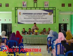 Sebanyak 818 Bidang Sertifikat PTSL Dibagikan oleh BPN Bojonegoro di Desa Tlatah Purwosari