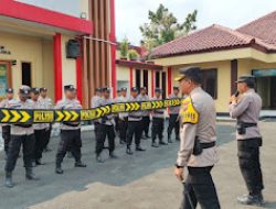 Kapolres Blora Pimpin Apel Power On Hand Dalam Rangka Hadapi Pemilu Tahun 2024