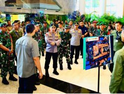 Kapolri bersama Panglima TNI Cek Venue KTT-AIS Forum 2023