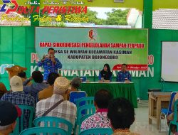 Gandeng AKD Kecamatan Kasiman, DLH Bojonegoro Menggelar Rapat Sinkronisasi Pengelolaan Sampah