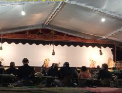 Peringati Hari Wayang Sedunia, Pemdes Wonosari Bersama Pepadi Tuban Gelar Pentas Wayang Kulit