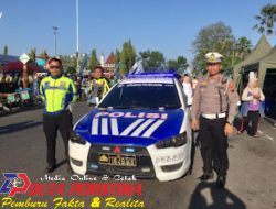 Antisipasi Kerawanan di Hari Kesehatan, Petugas Polres Blora Gelar Pengamanan