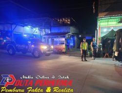 Antisipasi Tindak Kriminalitas, Polsek Purwosari Giat Patroli Malam Hari