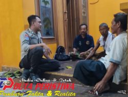 Sambang Warga, Bhabinkamtibmas Sampaikan Imbauan Kamtibmas Jelang Pemilu 2024