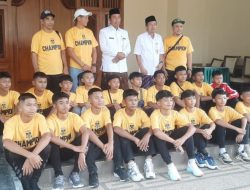 Bupati Rembang Berikan Support dan Motivasi Kepada Bintang FC yang Akan Berlaga di Thailand