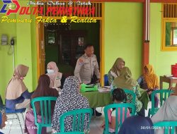 Peduli Kesehatan Balita, Ibu Hamil dan Lansia, Polsek Purwosari Dampingi Kegiatan Posyandu di Desa