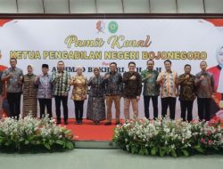 Bersama Perkuat Sistem Pemerintahan, Pj Bupati Adriyanto Hadiri Pamit Kenal Ketua PN Bojonegoro