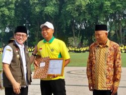 Ikuti Apel Peringatan HAB Kemenag, Pj Bupati Bojonegoro Bacakan Sambutan Menteri Agama
