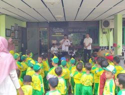 Ratusan Bocil dari TK Terpadu El Yamien Datangi Perhutani KPH Tuban