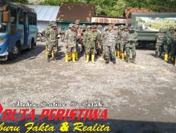 Kodim 0721/Blora Gelar Karya Bakti Bersih-Bersih Sungai dan Pasar