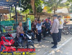 Sambang Kamtibmas Kapolsek Malo Berikan Himbauan Kamtibmas