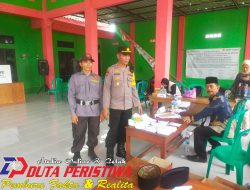Pengamanan Rekapitulasi Hasil Pemilu di PPK Kecamatan Malo, Kapolsek Turut Berikan Himbauan Kamtibmas