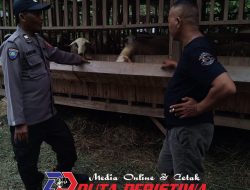 Sambangi Peternak Kambing Etawa, Ini Pesan Bhabinkamtibmas Polsek Purwosari