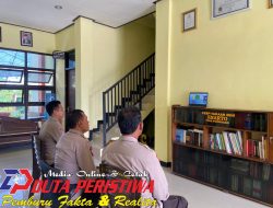 Tingkatkan Pemahaman Tupoksi, Bhabinkamtibmas Polsek Purwosari Ikuti Zoom Meeting Korbinmas Baharkam Polri