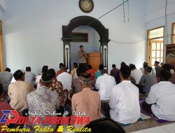 Bhabinkamtibmas Ajak Masyarakat Sambut Bulan Ramadhan Dengan Suka Cita
