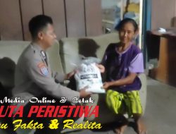 Indahnya Berbagi di Bulan Ramadhan, Bhabinkamtibmas Polsek Purwosari Bagikan Sembako Kepada Warga Binaan