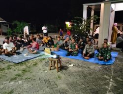 Kapolsek Gelar Nobar Semifinal AFC U-23, Kebanggaan Bagi Polri Dua Anggotanya Turut Bermain