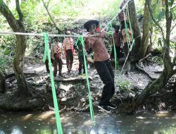 Peserta Perkemahan Saka Wira Kartika Kodim Bojonegoro Dibekali Materi Krida